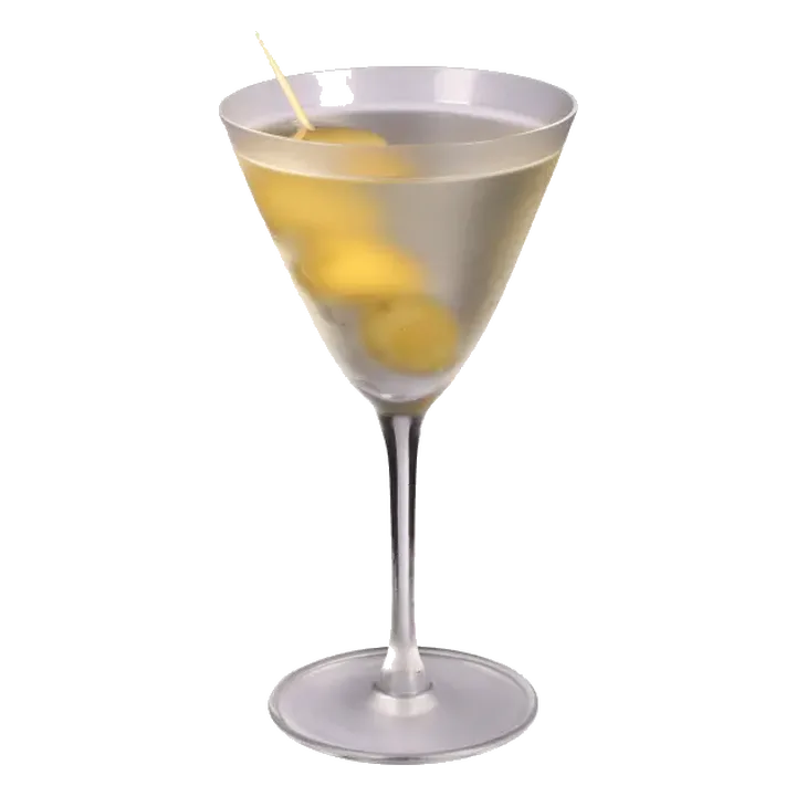 Dirty Vodka Martini (stirred)