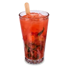 Strawberry and Basil Caipirinha