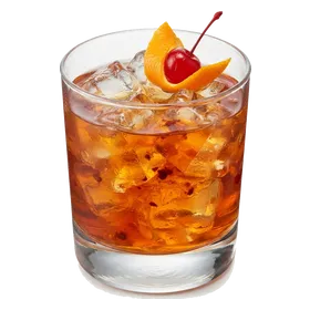 Old Fashioned Cocktail (muddled fruit version)