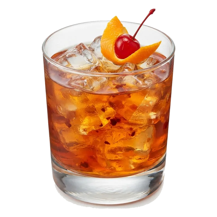 Old Fashioned Cocktail (muddled fruit version)