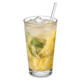 Pineapple and Mint Caipirinha