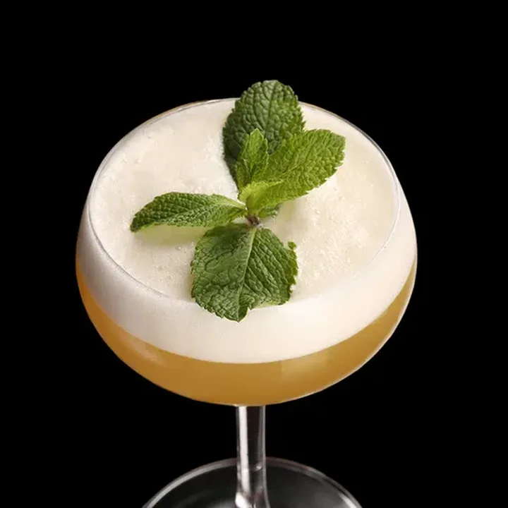 Pineapple and Yuzu Meringue Sour