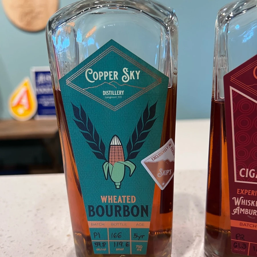 Copper Sky Wheated Bourbon Batch P1 (Skip's Liquor)