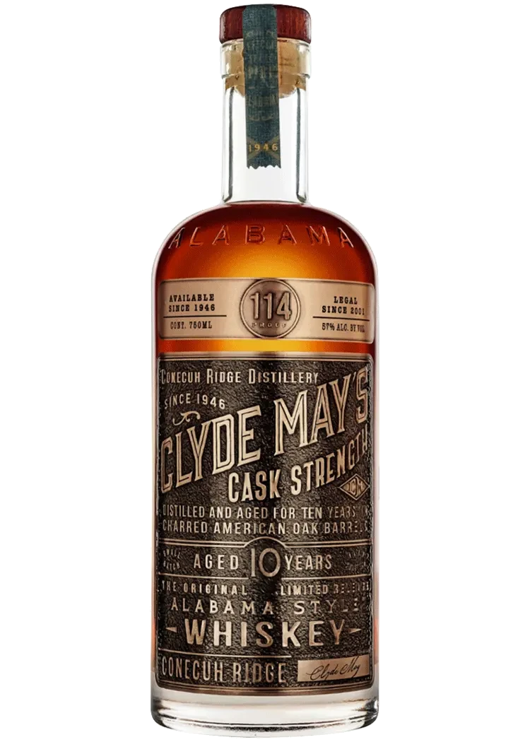 Clyde May's 10 Year Cask Strength Alabama-Style Whiskey
