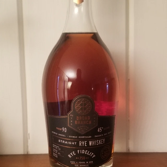 BROAD BRANCH STRAIT RYE WHISKEY