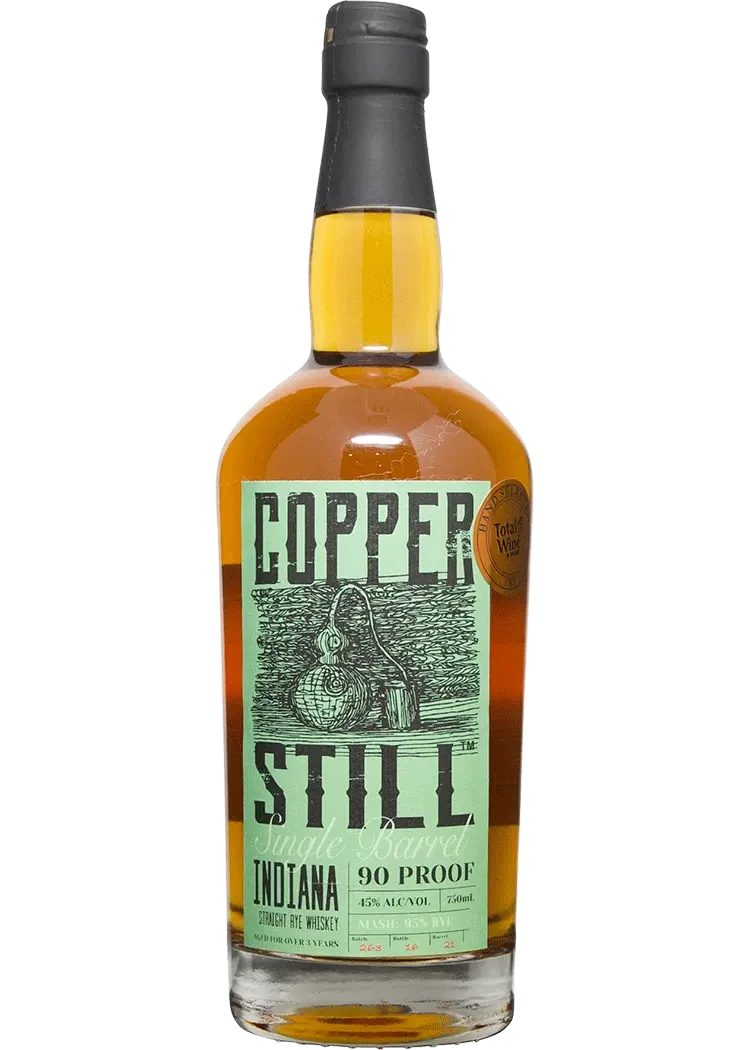 Copper Still Single Barrel Indiana Straight Rye Whiskey