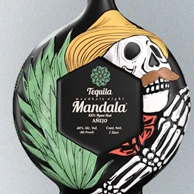 Tequila Mandala Añejo Día de los Muertos 2025 - Jimador