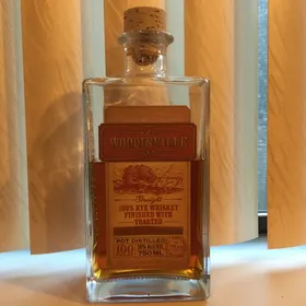 Woodinville Straight 100% Rye Toasted Applewood Staves Finish