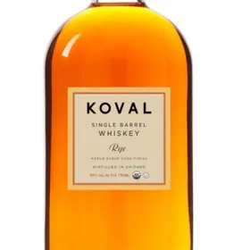 Koval Single Barrel Rye Maple Syrup Cask Finish