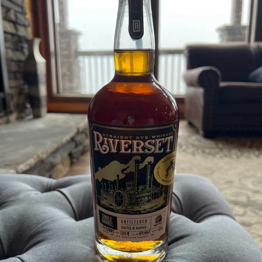 Riverset Straight Rye Whiskey Single Barrel Barrel Proof (Liquor Planet Barrel Select)