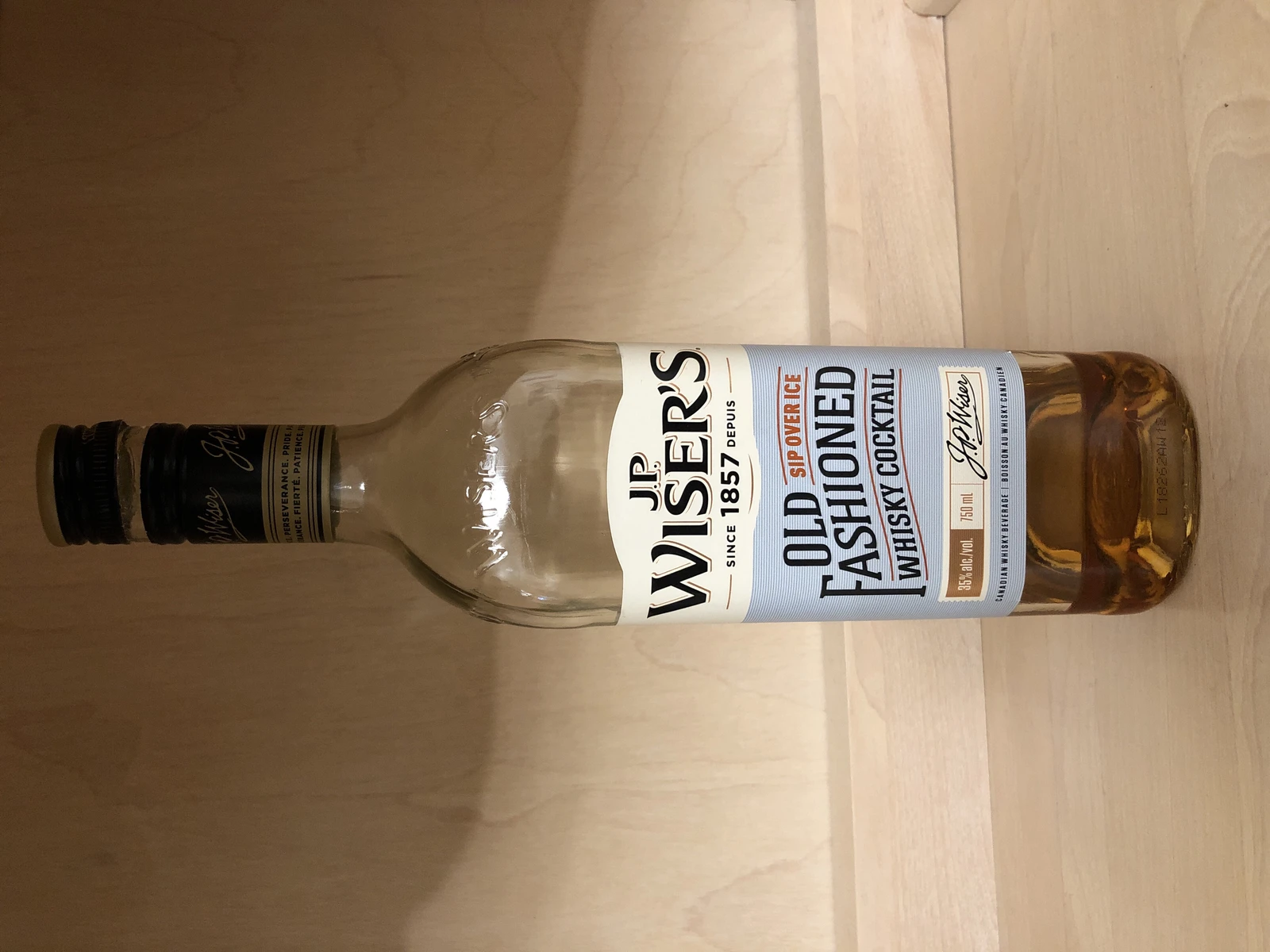J.P. Wiser's Old Fashioned Whisky Cocktail