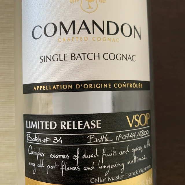 Comandon Single Batch Cognac VSOP