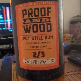 Proof and Wood 2/3 Pot Still Rum