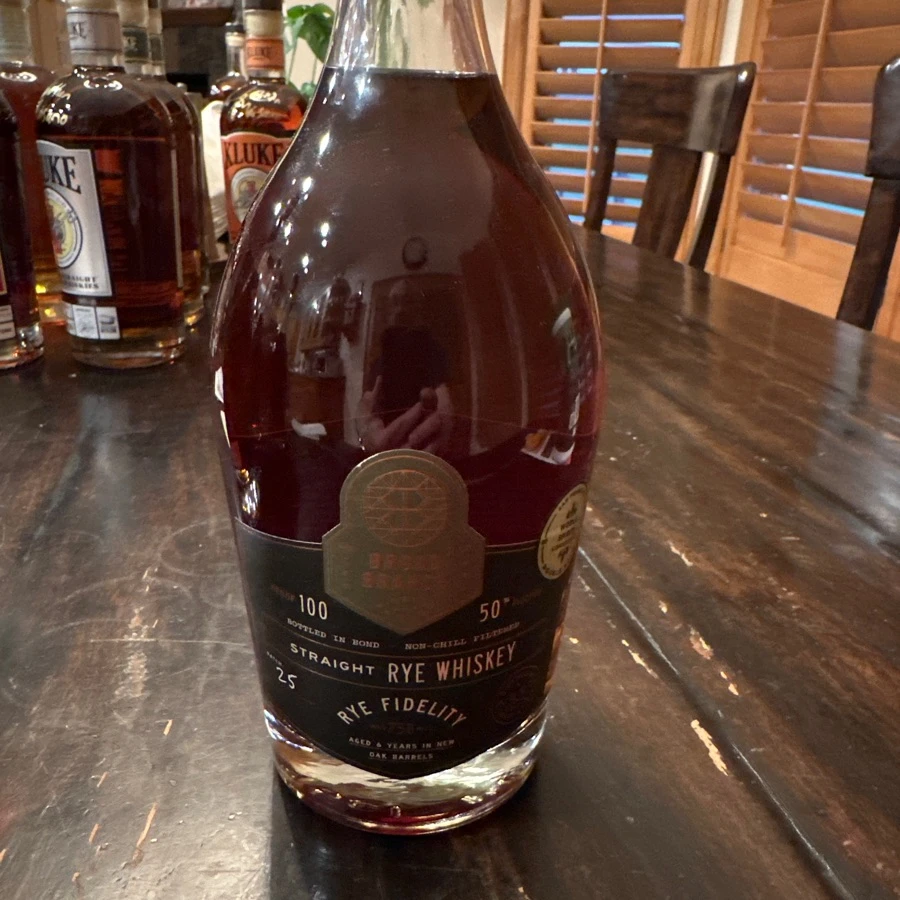 Broad Branch Rye Fidelity Bottled in Bond Straight Rye Whiskey (batch 25)