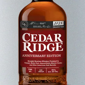 Cedar Ridge Anniversary Edition Bourbon