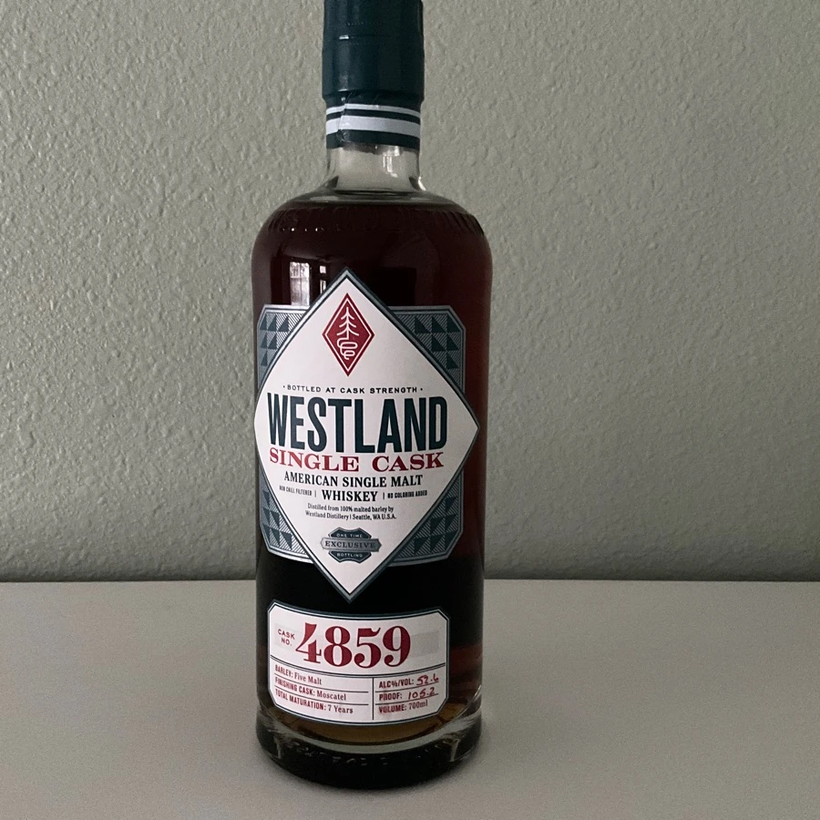 Westland Single Cask #4859 American Single Malt Whiskey