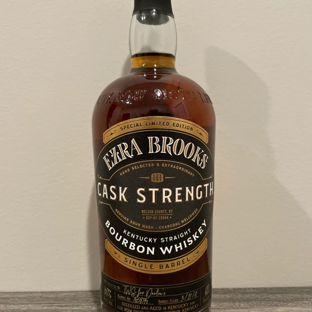 Ezra Brooks Cask Strength Single Barrel (TWS for Devlin's)