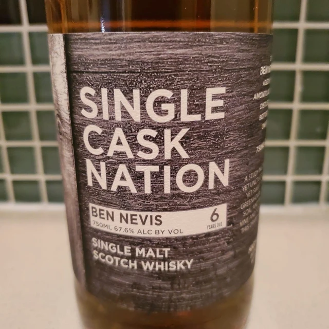 Single Cask Nation Ben Nevis 6 Year