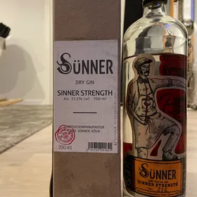 Sünner Dry Gin Sinner Strength