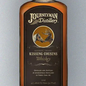 Journeyman Distillery Kissing Cousins Organic Whiskey