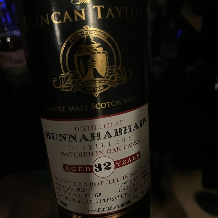 Bunnahabhain 1989 32 Years (Duncan Taylor)