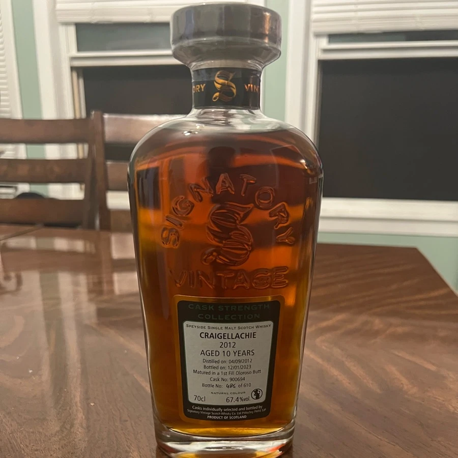 Signatory Craigellachie 2012 Aged 10 Years