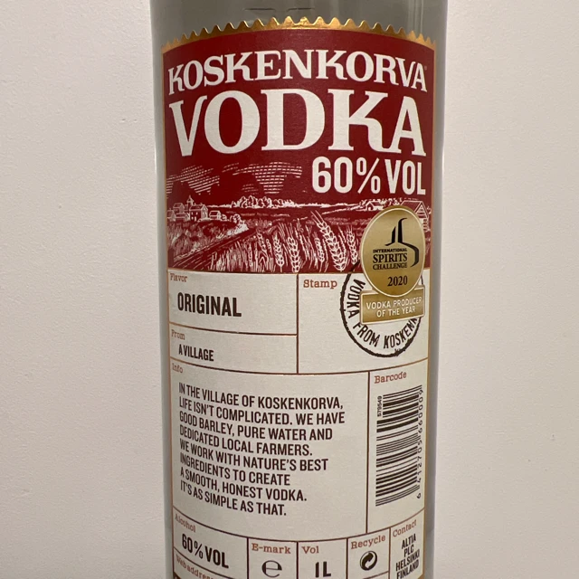 Koskenkorva Vodka 60%