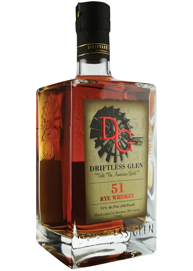 Driftless Glen 51 Rye Whiskey