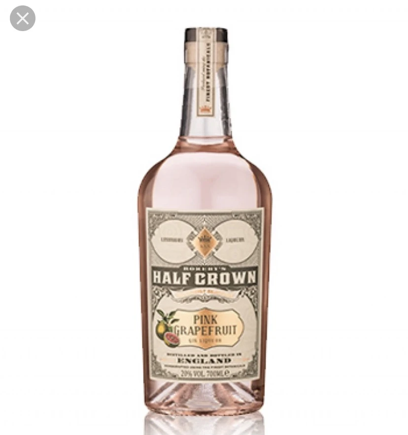 Half Crown Pink Grapefruit Gin Liqueur