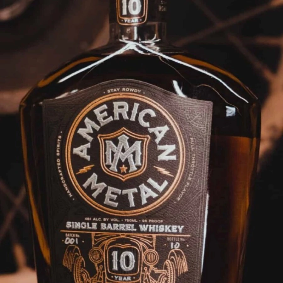 American Metal 10 Year Single Barrel Whiskey