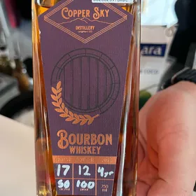 Copper Sky Bourbon Whiskey (Batch 17)