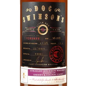 Doc Swinson's Alter Ego High Proof Triple Cask Bourbon Finished In Sherry and Cognac Casks
