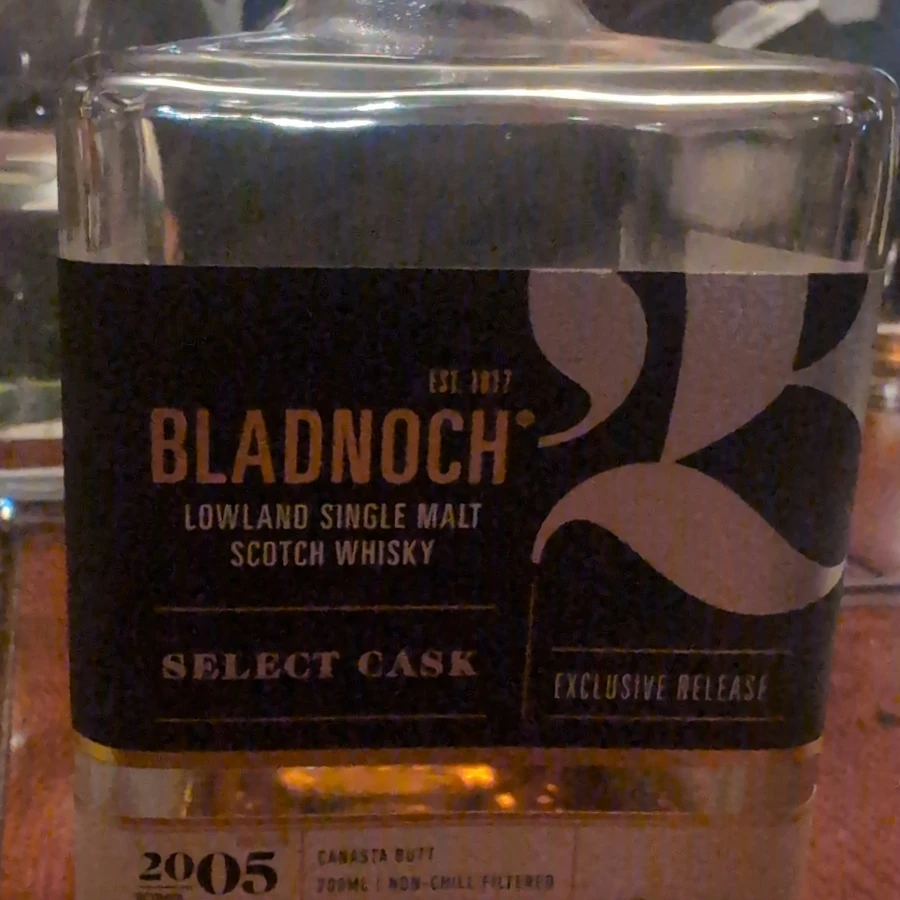 Bladnoch 2005 Single Cask Canasta Butt #1006 TWS Exclusive