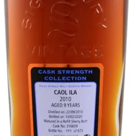 Caol Ila 2010 9 Year Cask Strength Collection (Signatory)