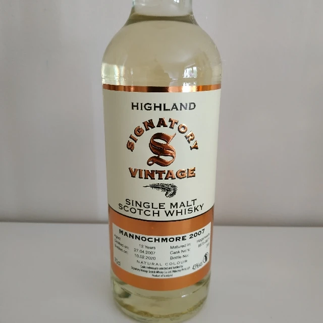 MANNOCHMORE 12 Signatory Vintage