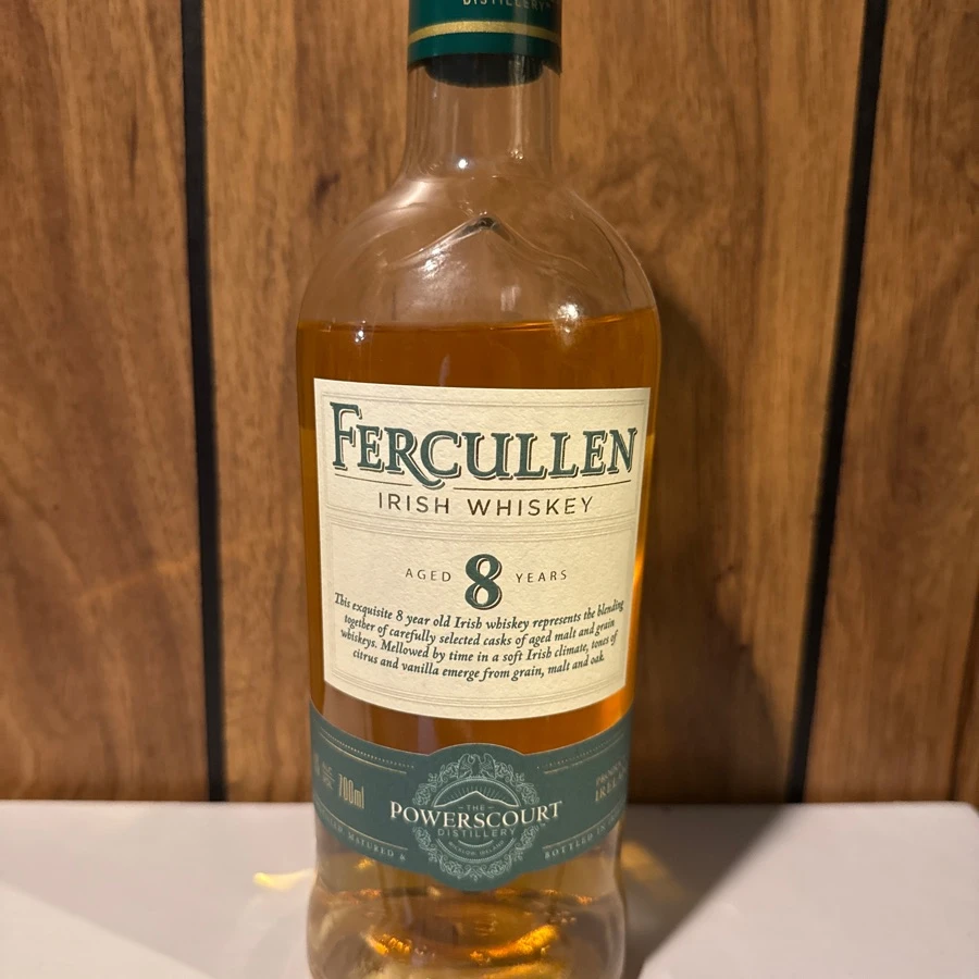 fercullen irish whiskey 8 year