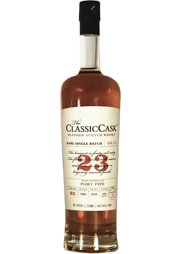 Classic Cask 23yr Port Pipe Scotch