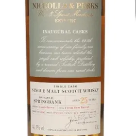 Springbank 1997 25 Years Cask 242 (Nickolls & Perks)