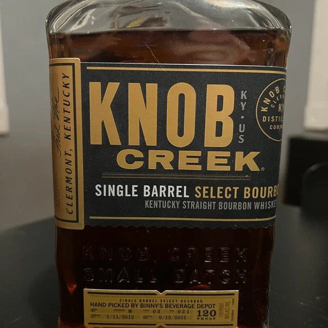 Knob Creek Single Barrel Select Binnys Pick