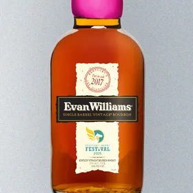 Evan Williams Single Barrel Vintage 2017 (2025 Kentucky Derby Festival Bottling)