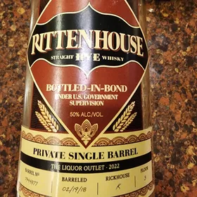 rittenhouse straight rye whisky
