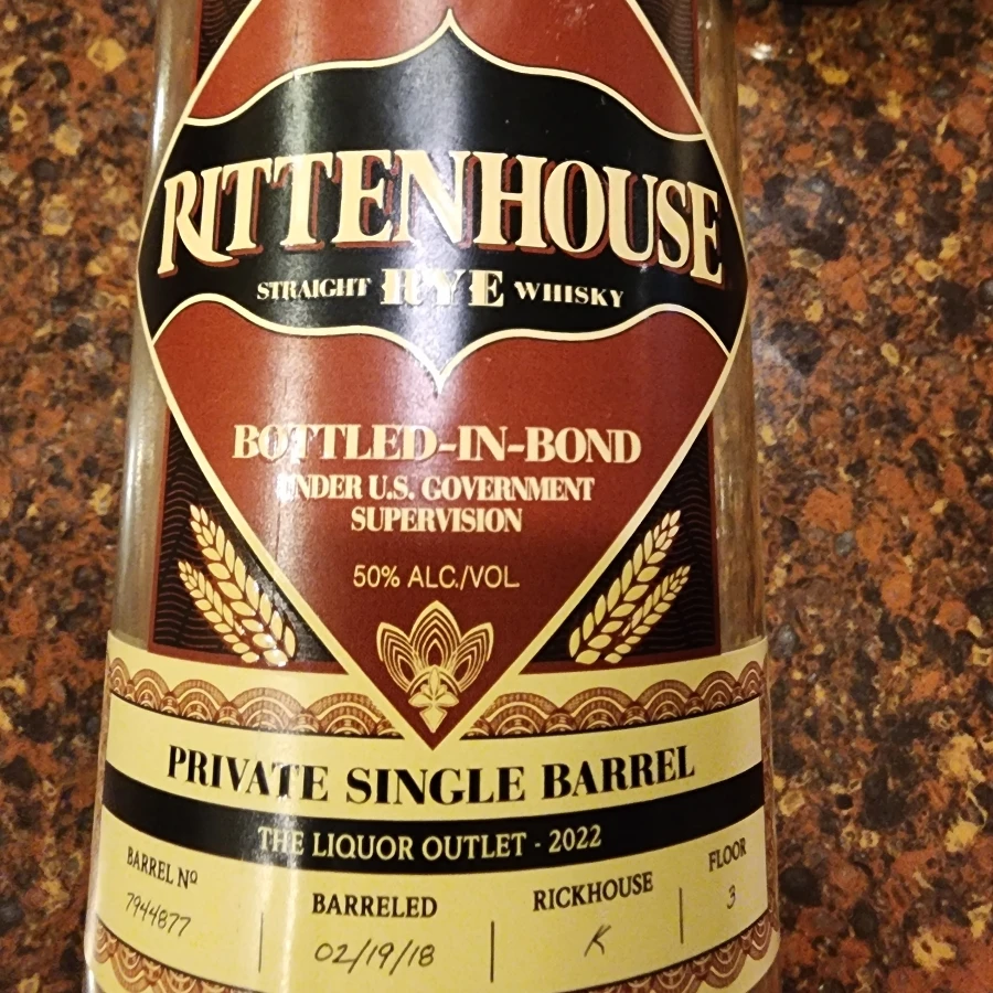 rittenhouse straight rye whisky