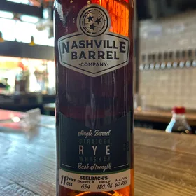 Nashville Barrel Company Single Barrel Straight Rye Whiskey - 11 Year Cask Strength- Seelbach's