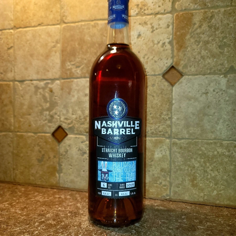 Nashville Barrel Single Barrel Straight Bourbon #3019 (Mash & Journey Whiskey Club, "Pulling A Rabbit Out Of The Hat" Barrel Pick)