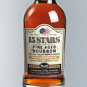 15 Stars 7 & 15 Year Private Stock Bourbon