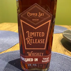 Copper Sky Limited Release Finished in Tokaji Barrels r/bourbon