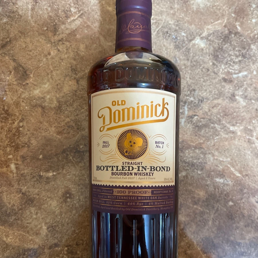 Old Dominick Straight Bottled-In-Bond Bourbon Whiskey