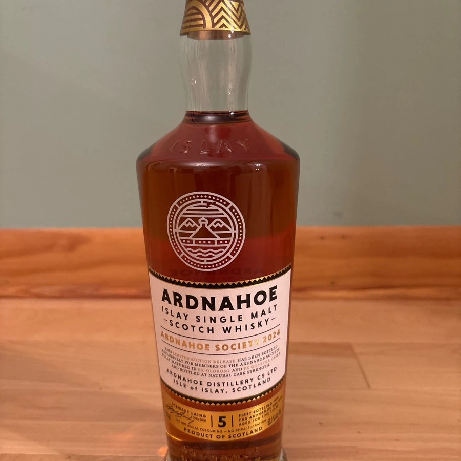 Ardnahoe Society 2024 5 Year Cask Strength