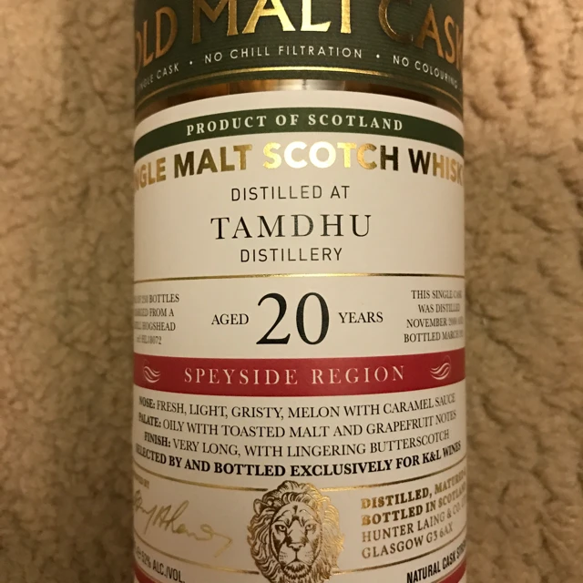 Tamdhu 2000 (Old Malt Cask)
