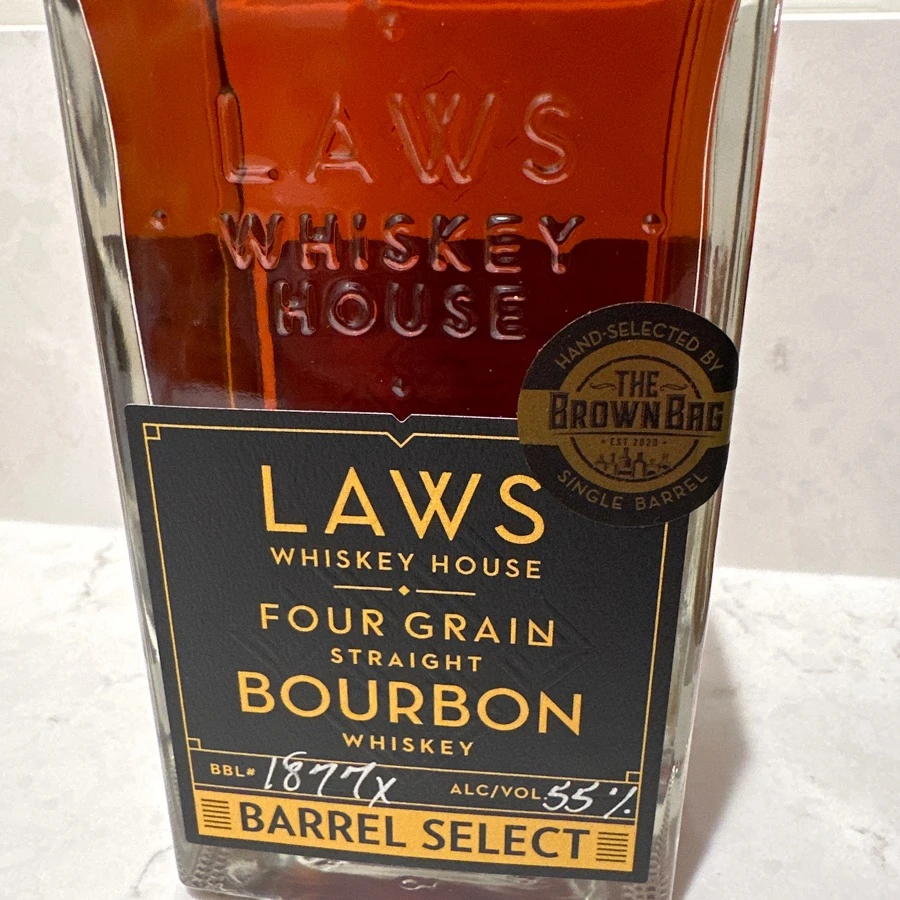 Laws Four Grain Straight Bourbon Barrel Select (The Brown Bag)